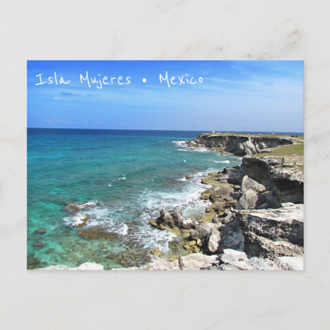 Isla Mujeres, Mexico Postcard (Front)