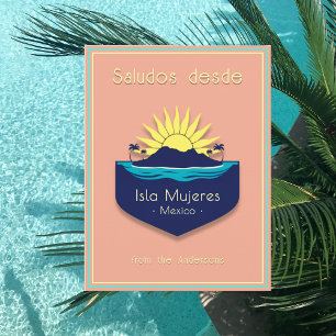 Isla Mujeres Mexico vacation Postcard