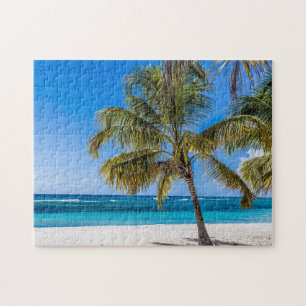 Isla Saona Beach Domenican Republic gift Poster Ho Jigsaw Puzzle