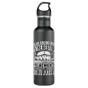 Islam - Allah Knows What Is Best For You 710 Ml Water Bottle