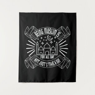 Islam - Being Muslim Is For All Day Tapestry