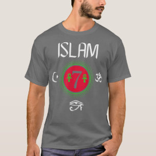 Islam - Gods and Earths Occult Science Allah 7  T-Shirt