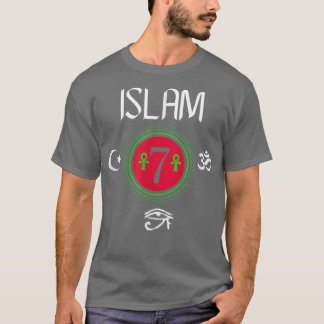 Islam - Gods and Earths Occult Science Allah 7  T-Shirt