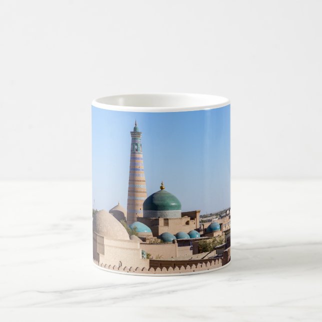 Islam Khodja Minaret & mosque - Khiva, Uzbekistan Coffee Mug (Center)