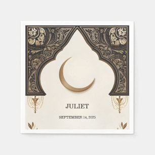 Islam Nikah Arabic Walima Muslim Bridal Shower Napkin