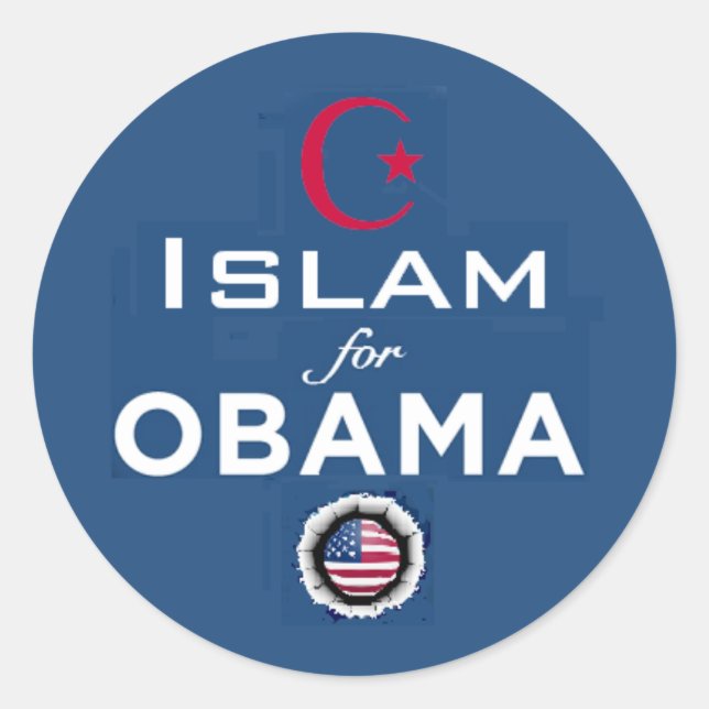 ISLAM Obama Sticker (Front)