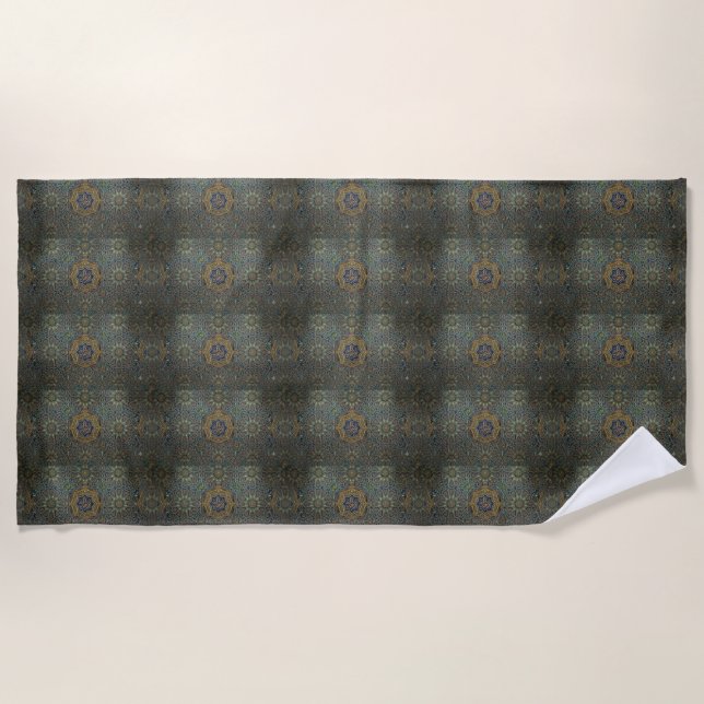 Islam Pattern Beach Towel (Front)
