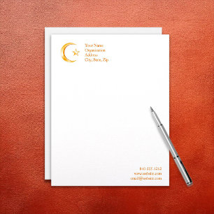 Islam Symbol Letterhead Template