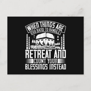 Islam - When Things Are Too Hard Too Handle Postcard