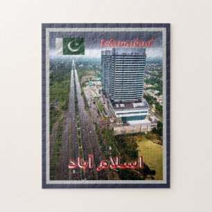Islamabad - View By Night - Pakistan - Jigsaw Puzzle