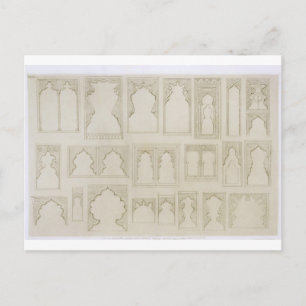 Islamic and Moorish arch designs for balconies, wi Postcard