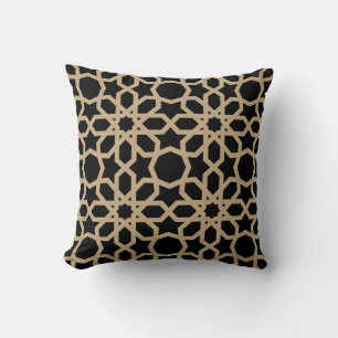 Islamic Arabic Geometric Pattern Design Abstract  Cushion