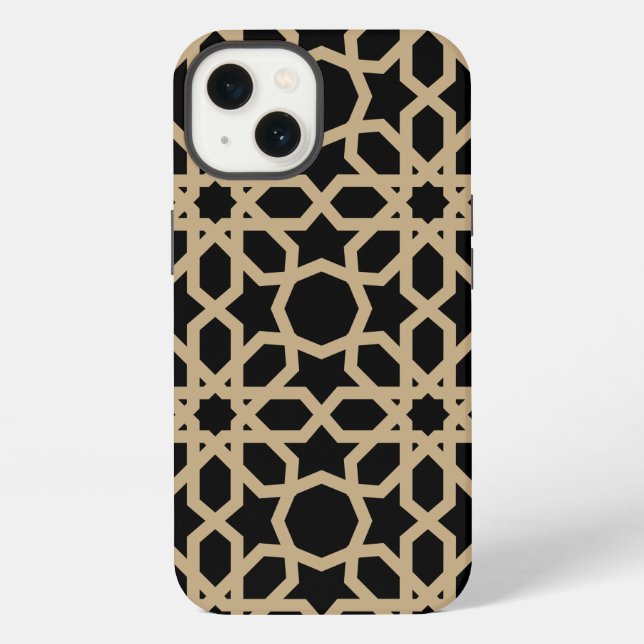 Islamic Arabic Geometric Pattern Design Abstract  iPhone Case (Back)