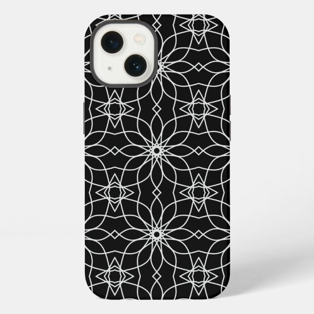 Islamic Art Geometric Pattern Design Abstract  iPhone Case (Back)