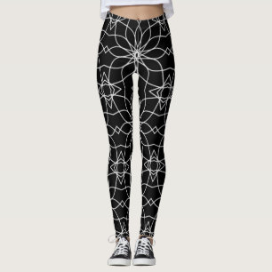 Islamic Art Geometric Pattern Design Abstract    Leggings