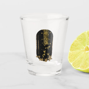 Islamic Art Gold Moon Analogue Watch Shot Glass