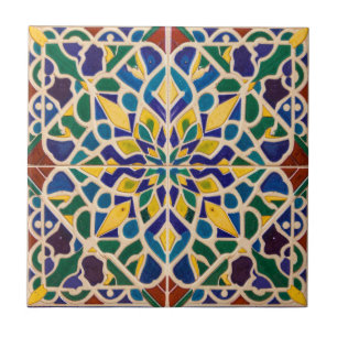 Islamic Art Moroccan Mosaic Colourful Home Decor Tile