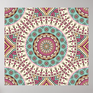 Islamic Art: Vintage Decorative Seamless Poster