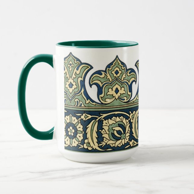 Islamic Border Design - Mug (Left)