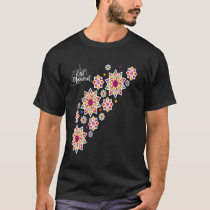 Islamic Caligraph Men Women Kids Happy Eid Mubarak T-Shirt