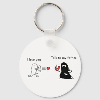 Islamic couple keychain