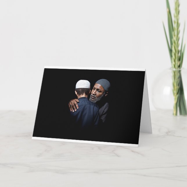 Islamic Eid card inspired by Surah Luqman. (Front)