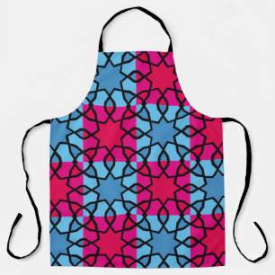 Islamic geometric motifs, which are very niceabstr apron