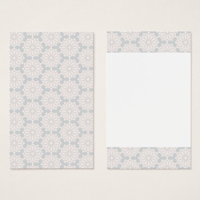 Islamic Geometric Pattern (Front & Back)