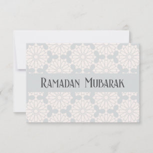 Islamic Geometric Pattern Advice Card