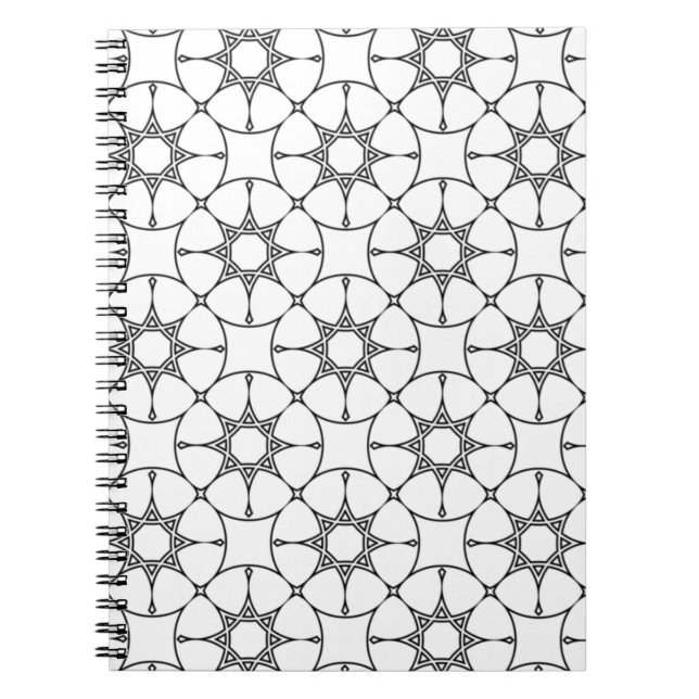 Islamic Geometric Pattern  Arabic Design Cute  Notebook (Front)