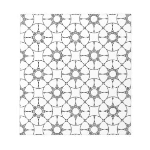Islamic Geometric Pattern  Arabic Design Cute   Notepad