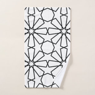 Islamic Geometric Pattern Arabic Design Hand Towel