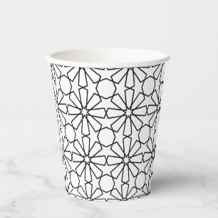 Islamic Geometric Pattern Arabic Design Paper Cups