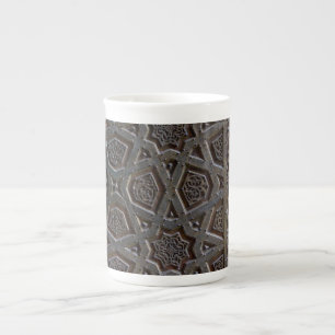 Islamic geometric pattern bone china mug