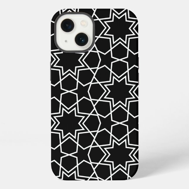 Islamic Geometric Pattern Design Arabic Abstract iPhone Case (Back)
