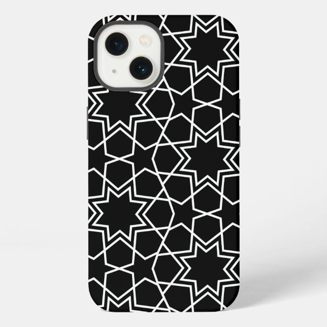 Islamic Geometric Pattern Design Arabic  iPhone Case (Back)