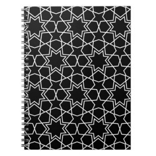 Islamic Geometric Pattern Design Arabic  Notebook