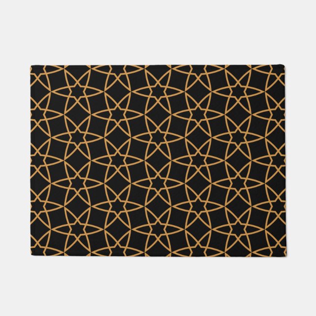 Islamic Geometric Pattern Designs  Doormat (Front)
