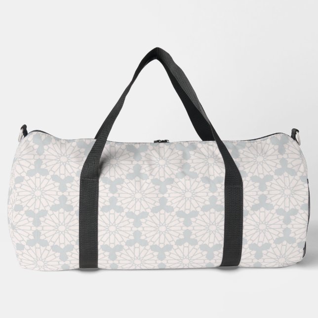 Islamic Geometric Pattern Duffle Bag (Front)