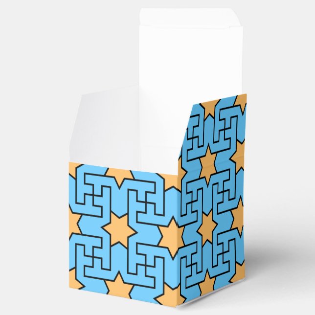 Islamic geometric pattern favour box (Opened)