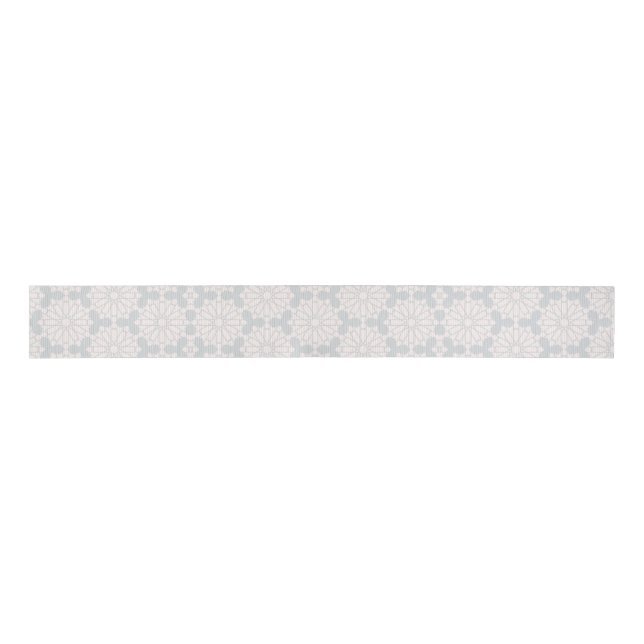 Islamic Geometric Pattern Grosgrain Ribbon (Front)