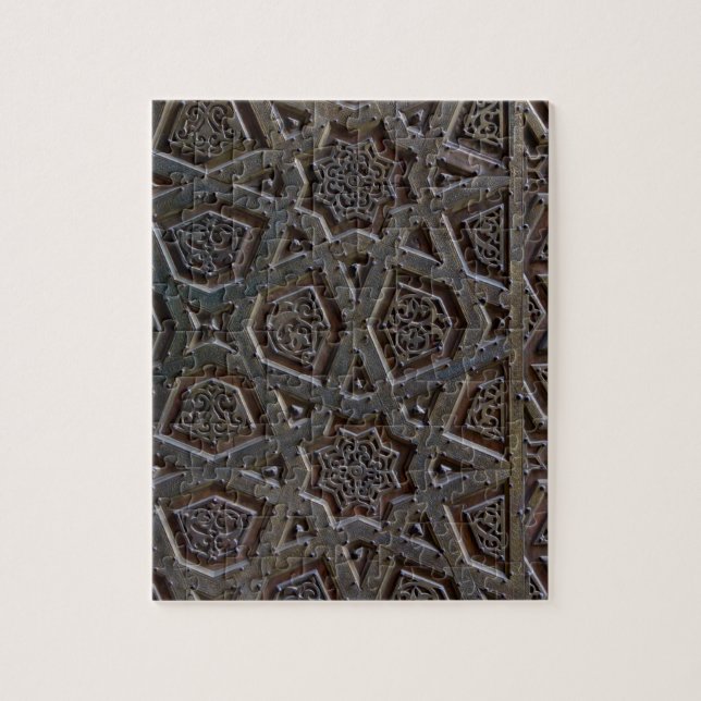 Islamic Geometric Pattern Jigsaw Puzzle (Vertical)