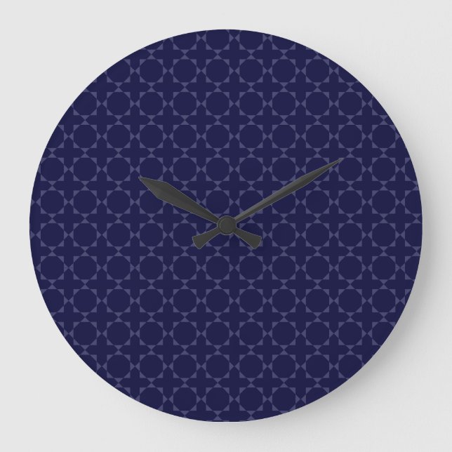  Islamic geometric pattern  Large Clock (Front)