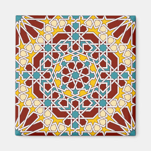 Islamic geometric pattern magnet