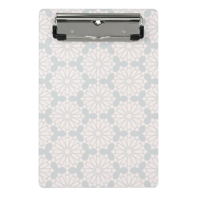 Islamic Geometric Pattern Mini Clipboard (Front)