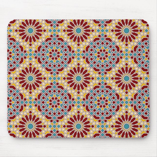 Islamic geometric pattern Mousepad (Front)