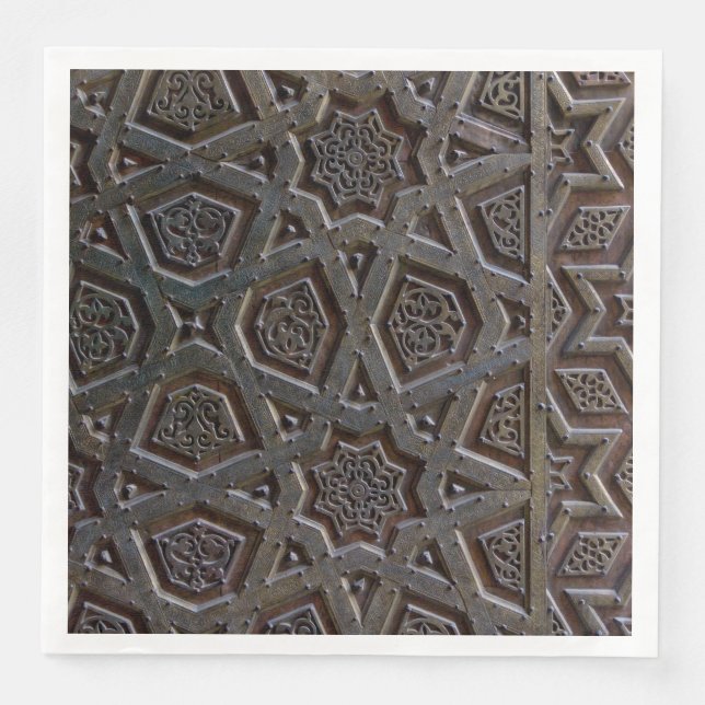 Islamic Geometric Pattern Napkin (Front)