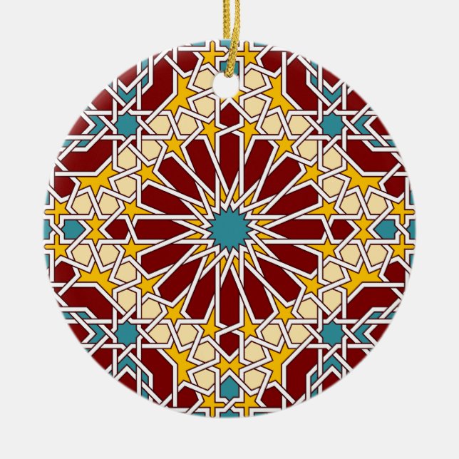 Islamic geometric pattern ornament (Front)