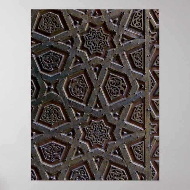 Islamic Geometric Pattern Poster (Front)