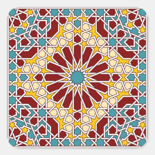 Islamic geometric pattern sticker